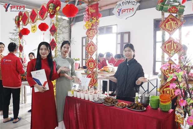 Rộn ràng Hội chợ Xuân - Mừng Xuân Giáp Thìn 2024 PTM Việt Nhật