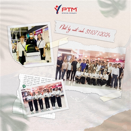 PTM Việt Nhật tiễn chân 6 học viên đến xứ sở hoa anh đào